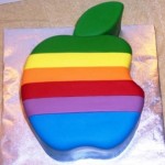 torta festa del papà - cake design apple